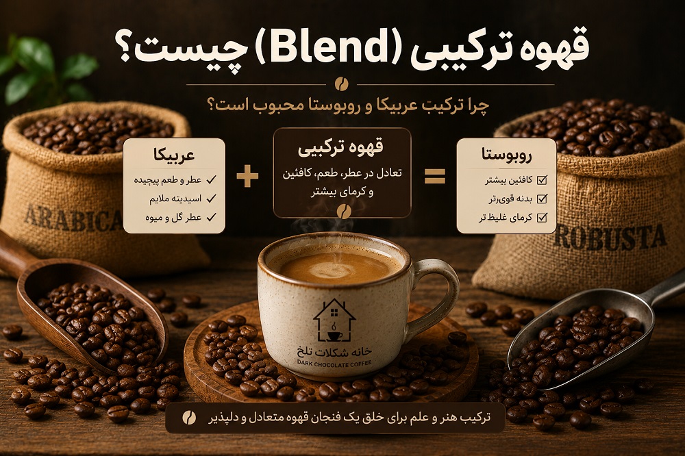 قهوه ترکیبی؛ ترکیب دانه‌های عربیکا و روبوستا